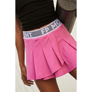 Free People Pink Pleated Skort